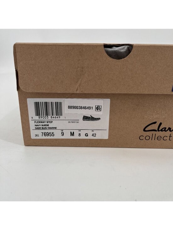 Clarks  Flexway Step Men\'s Suede Shoes Size 9 - Navy - Damage main image 10